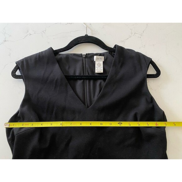 Cache Womens Dress Size 12 Large Black Cocktail Belt LBD - Picture 9 of 9